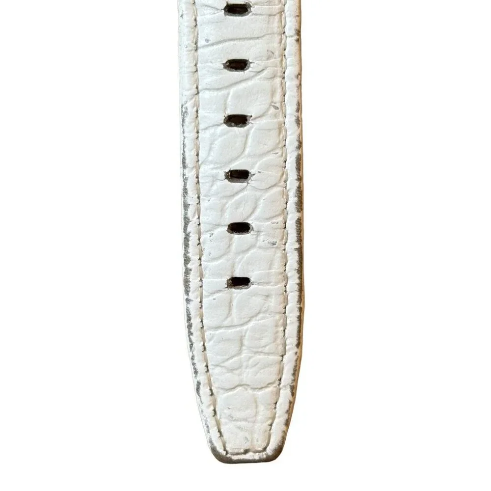 Tommy Bahama TB2128 Women's Sparkling Stones‎ Bezel White Dial Leather Watch